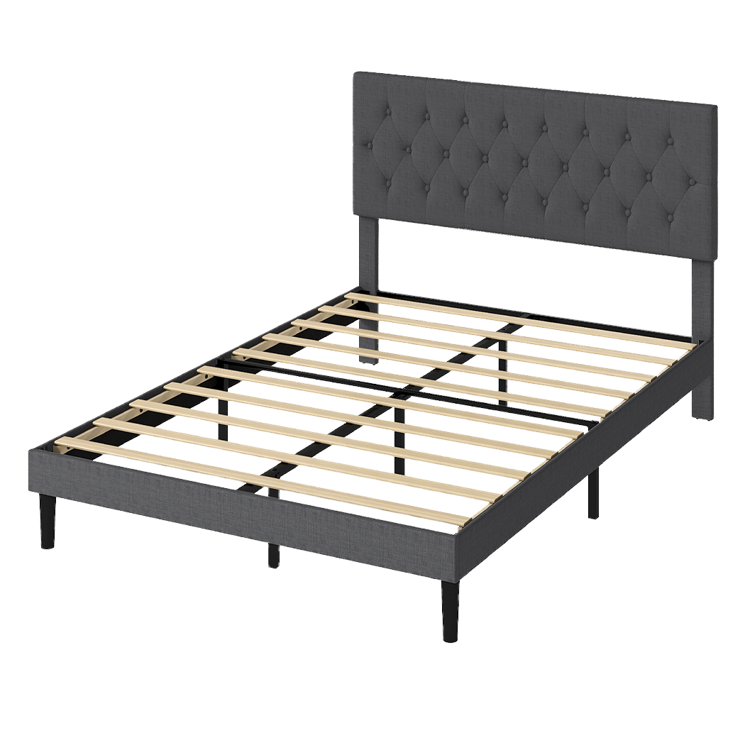 Levede Bed Frame Upholstered Platform Mattress Base Queen