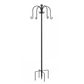 Toque Bird Feeder Pole Station Hanging Stand Adjustable 8 Hooks Outdoor 224cm