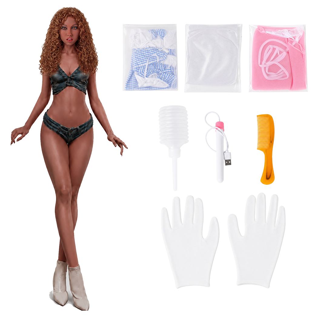 Urway Sex Doll Torso 158cm TPE Realistic Female Model Steel Frame Skin Tone