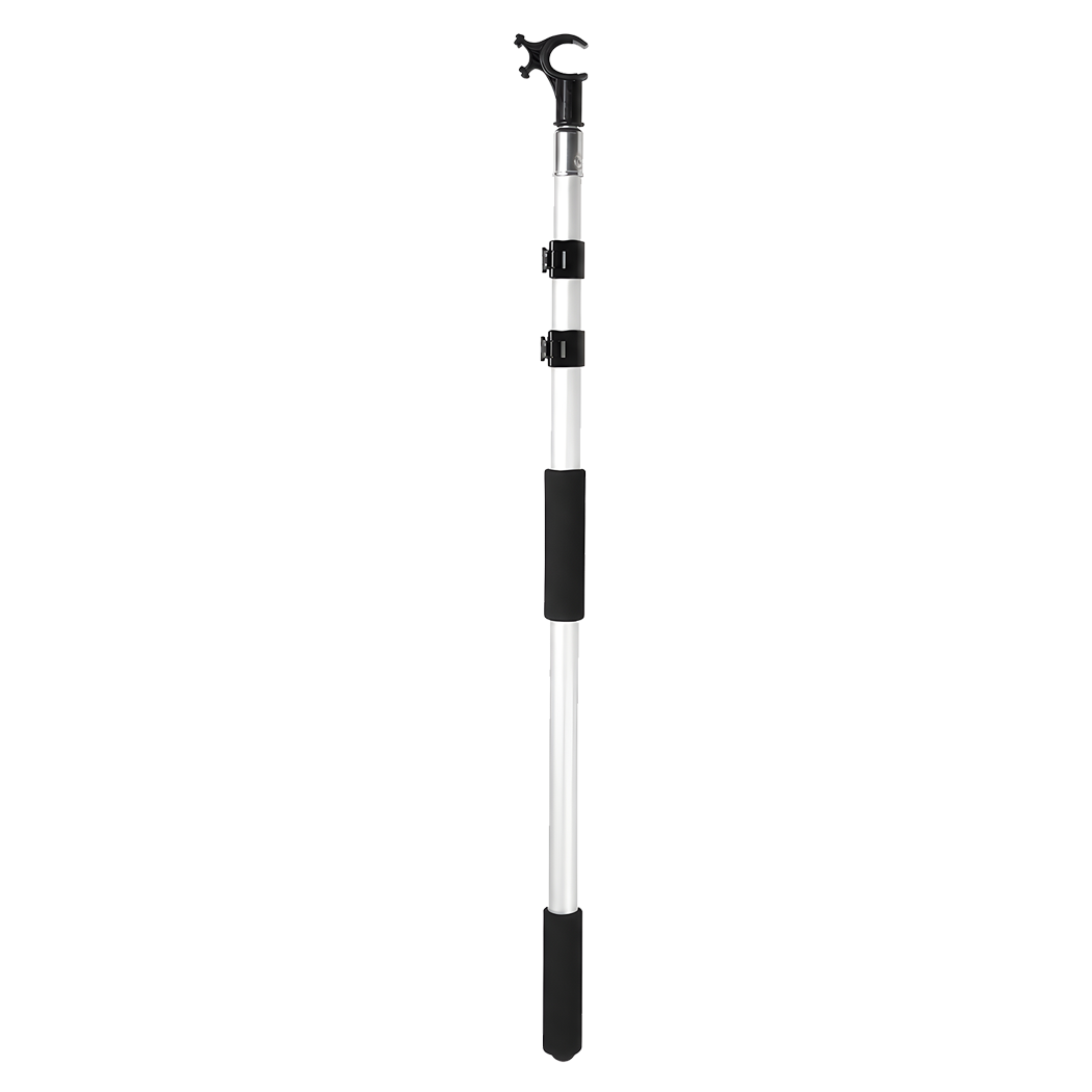 Levede Roof Window Pole 1.1-2m Skylight Rooflight Opener Aluminium Black