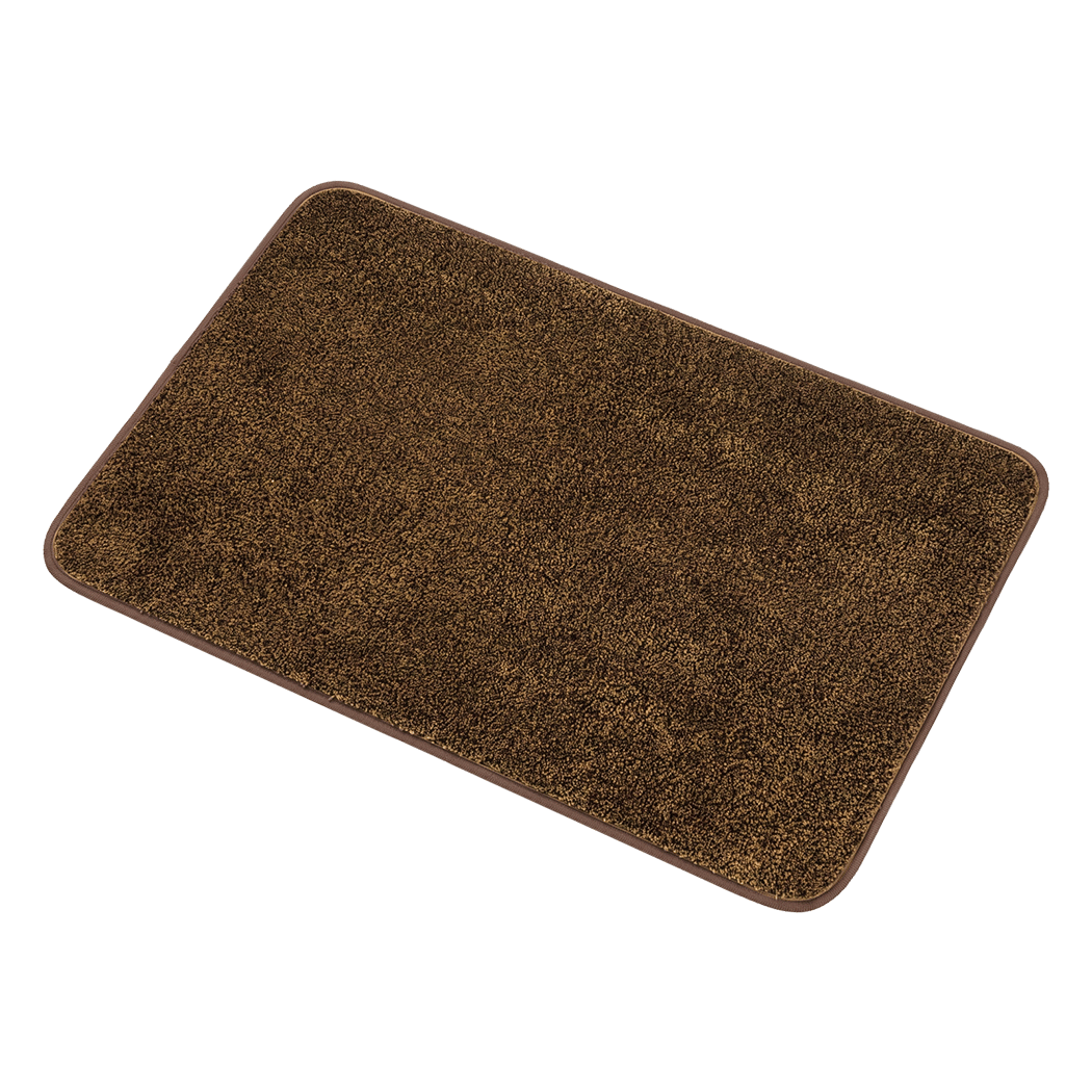 Marlow Door Mat Non Slip Absorbent Washable Pet Friendly for Entrance Brown