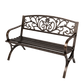 Levede Garden Bench Seat Outdoor Furniture Patio Park Lounge Chair Bronze 3 Seat