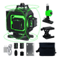 Traderight 4D 16 Line Green Laser Level Remote Tripod