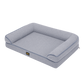 Pawz Cooling Orthopedic Dog Bed Waterproof Lining Washable Memory Foam Grey XL