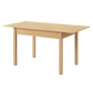Levede Extendable Dining Table Oak Finish 4-6 Seater Wooden Kitchen 110-150cm
