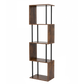 Levede Bookshelf 5 Tier Display Shelf Bookcase Storage Rack S-Shaped Anti-Tip