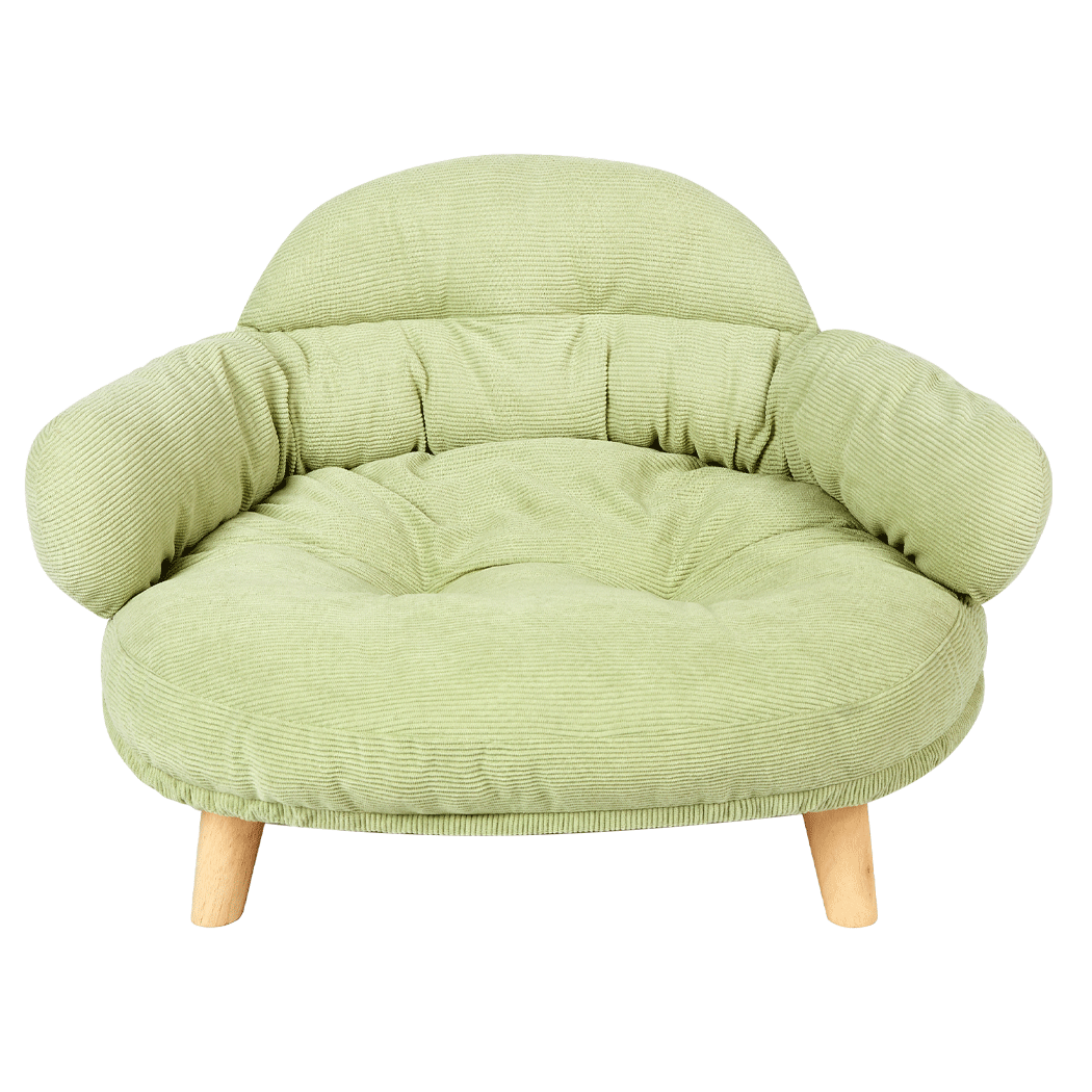 Pawz Elevated Pet Dog Cat Sofa Bed Couch XL Size Green