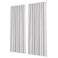 Marlow 2 Panels Blackout Curtains Linen Look Curtain Draperies Window Bedroom