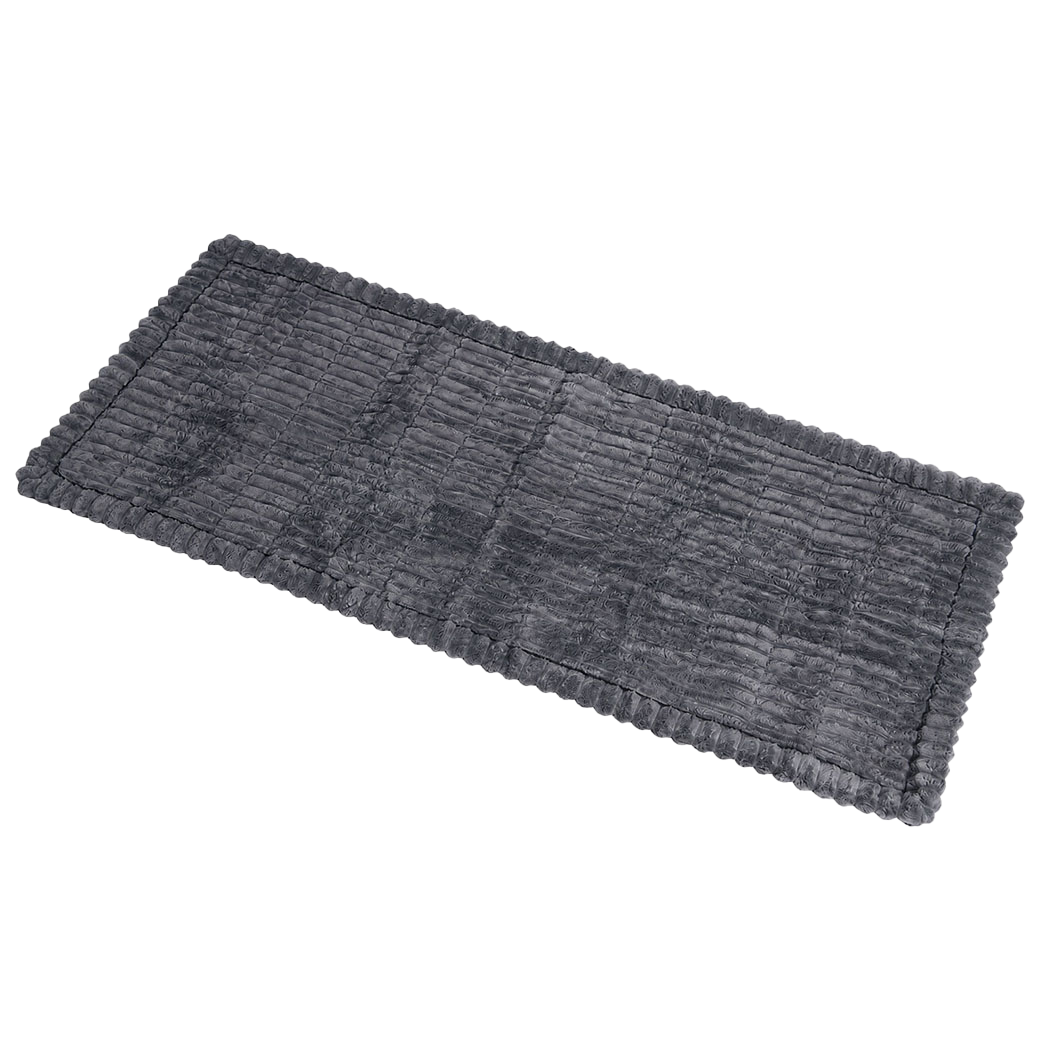 Marlow Sofa Cover Lounge Plush Pet Couch Cover Non-Slip Dark Grey 70x150cm