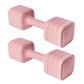 Centra Adjustable Dumbbells Set 2-5kg Quick Lock TPU Grip for Home Workout Pink