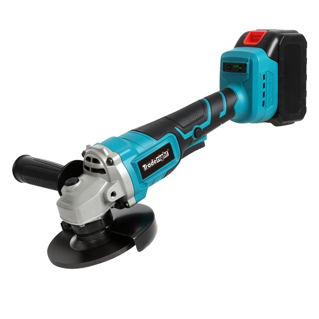Traderight 21V Cordless Angle Grinder Kit 2 Batteries