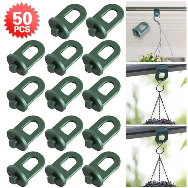 50pcs Greenhouse Plant Crop Clamps Greenhouse Hanging Clamp