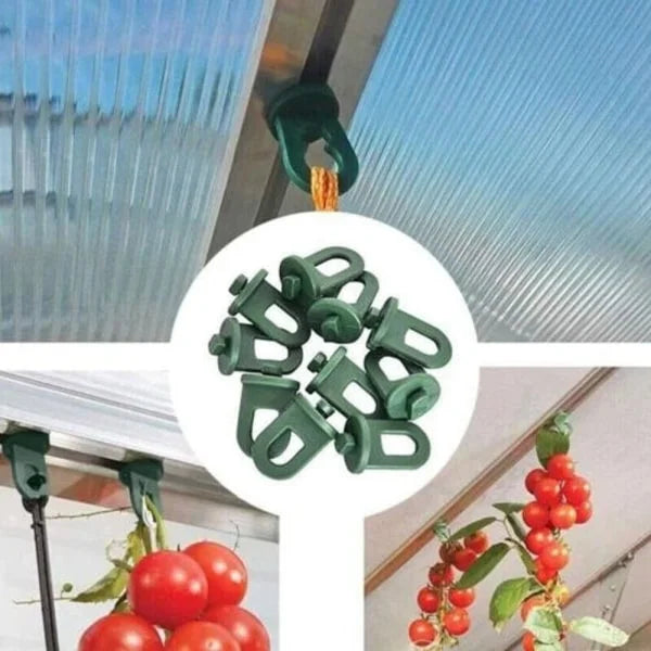 50pcs Greenhouse Plant Crop Clamps Greenhouse Hanging Clamp