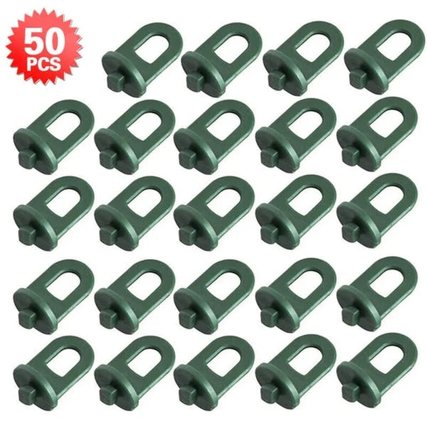 50pcs Greenhouse Plant Crop Clamps Greenhouse Hanging Clamp