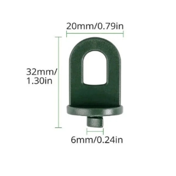 50pcs Greenhouse Plant Crop Clamps Greenhouse Hanging Clamp