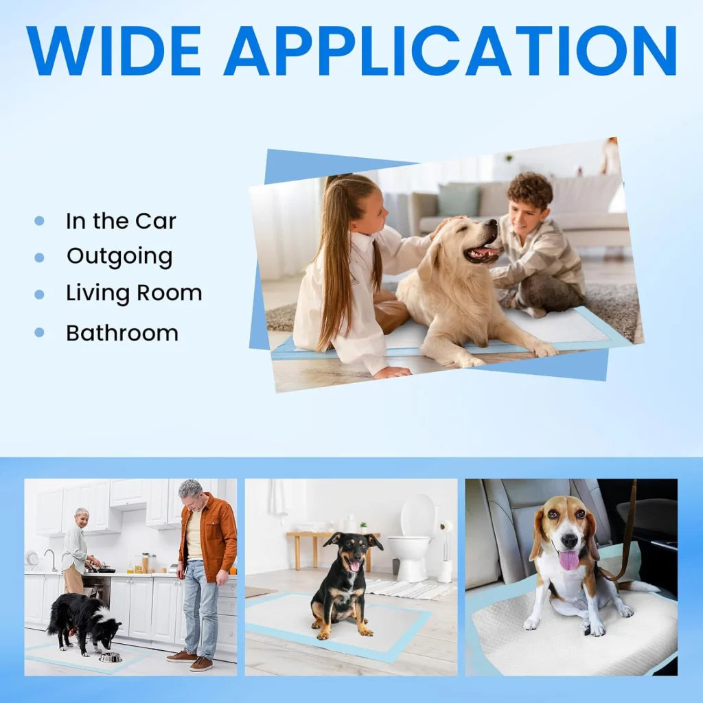 60x90cm pet training pads with key surfaces and edge shape