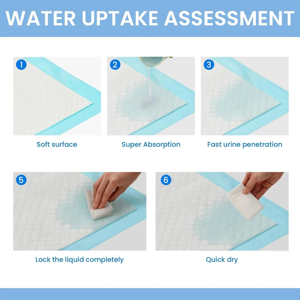 60x90cm pet training pads with storage context and item proportions