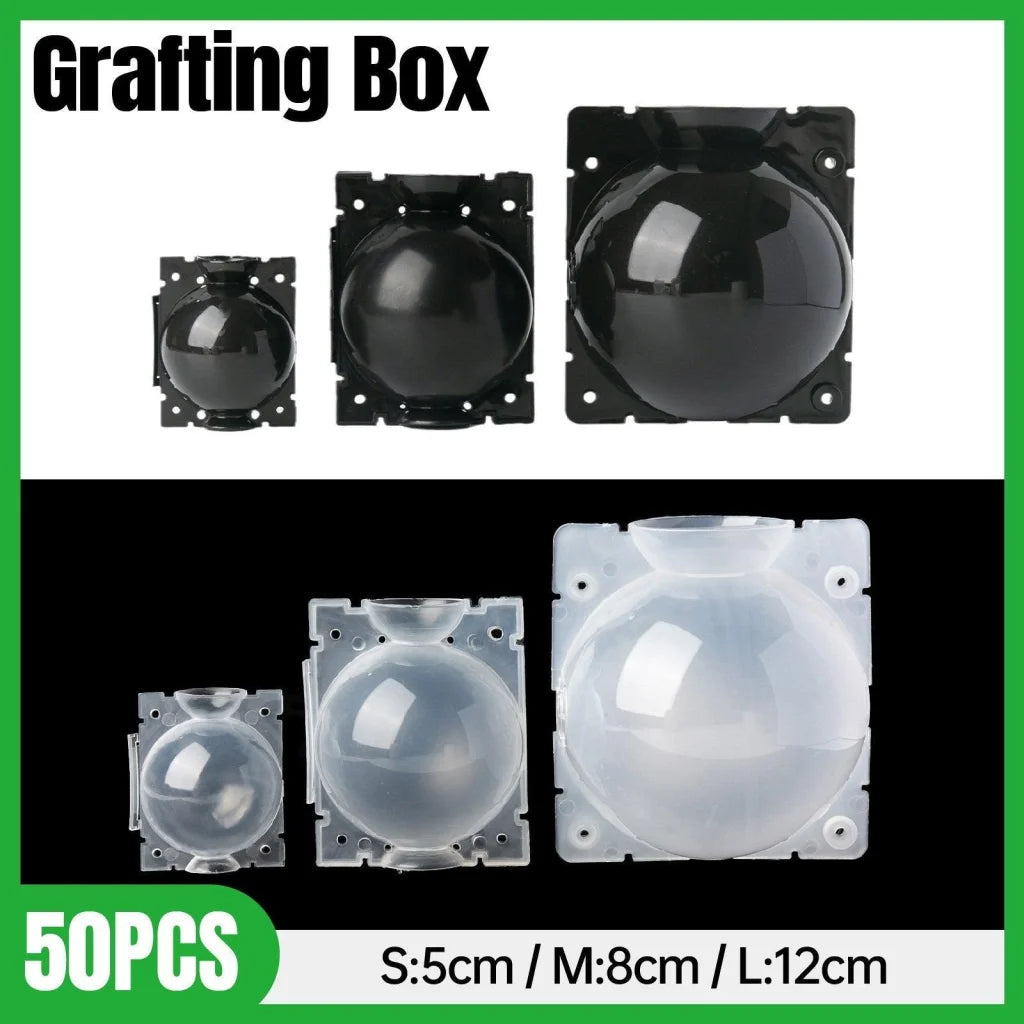 50pcs Plant Rooting Device High Pressure Grafting Box
