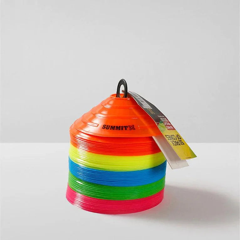 50x Fitness Exercise Sports Training Discs Markers Cones