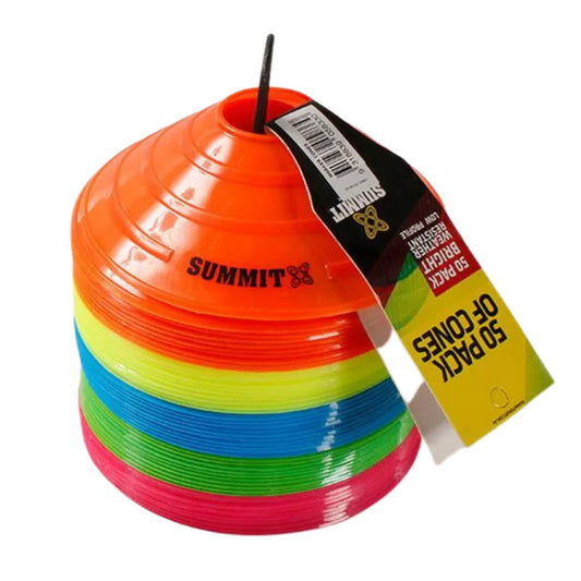 50x Fitness Exercise Sports Training Discs Markers Cones