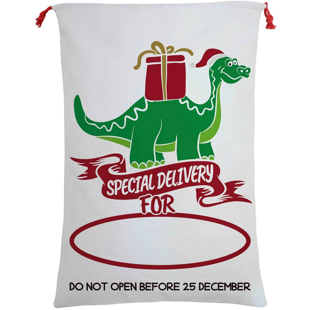50x70cm Canvas Hessian Christmas Santa Sack Xmas Stocking