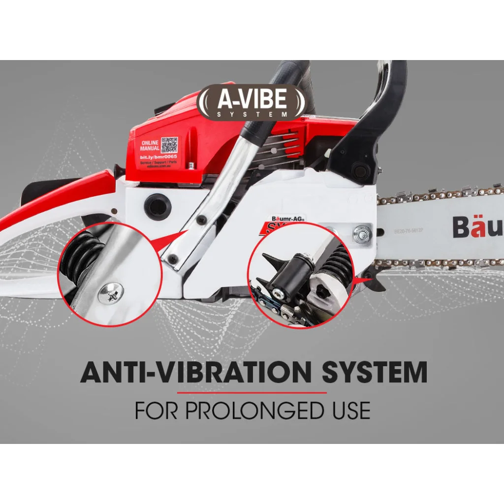 52CC Petrol Commercial Chainsaw 20 Bar E-Start Chain Saw