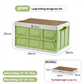 54*36*29 cm Collapsible Green Outdoor Storage Box | Large