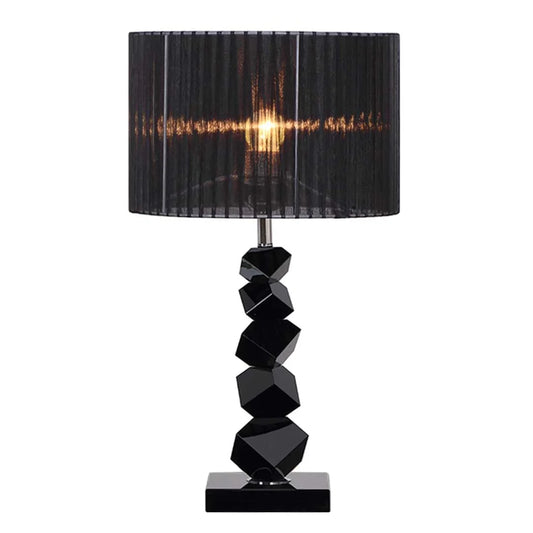 55cm Black Table Lamp with Dark Shade LED Desk Lamp - Premium