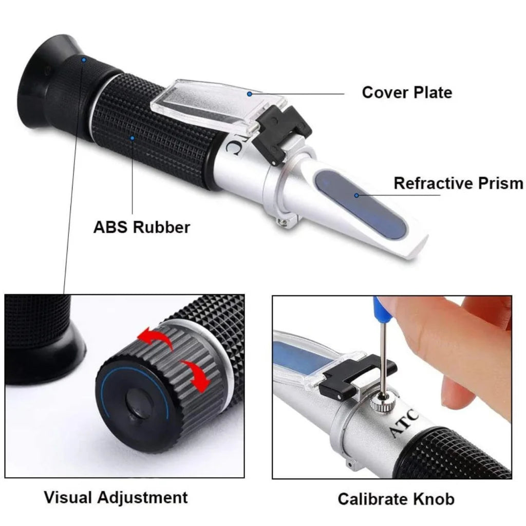 58-90% Honey Refractometer Calibration Refractometer Honey