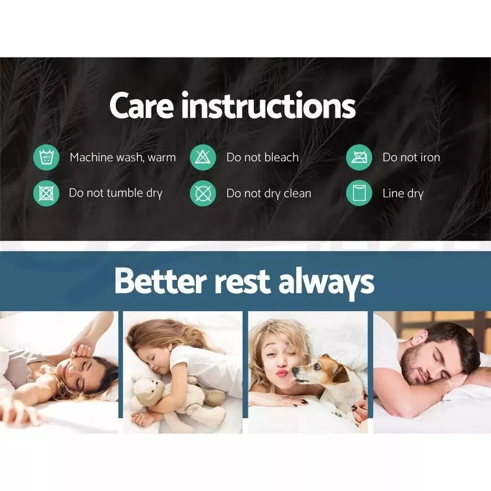 5CM Bedding Luxury Pillowtop Mattress Topper Mat Pad