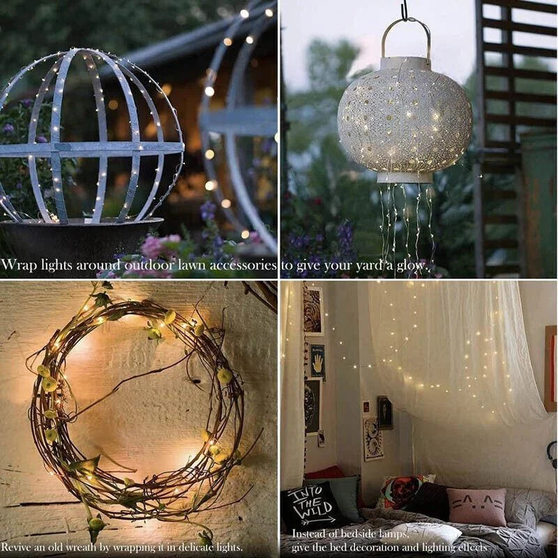 5M 10M 20M Usb Powered Copper Wire String Fairy Lights Xmas
