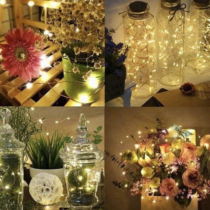 5M 10M 20M Usb Powered Copper Wire String Fairy Lights Xmas