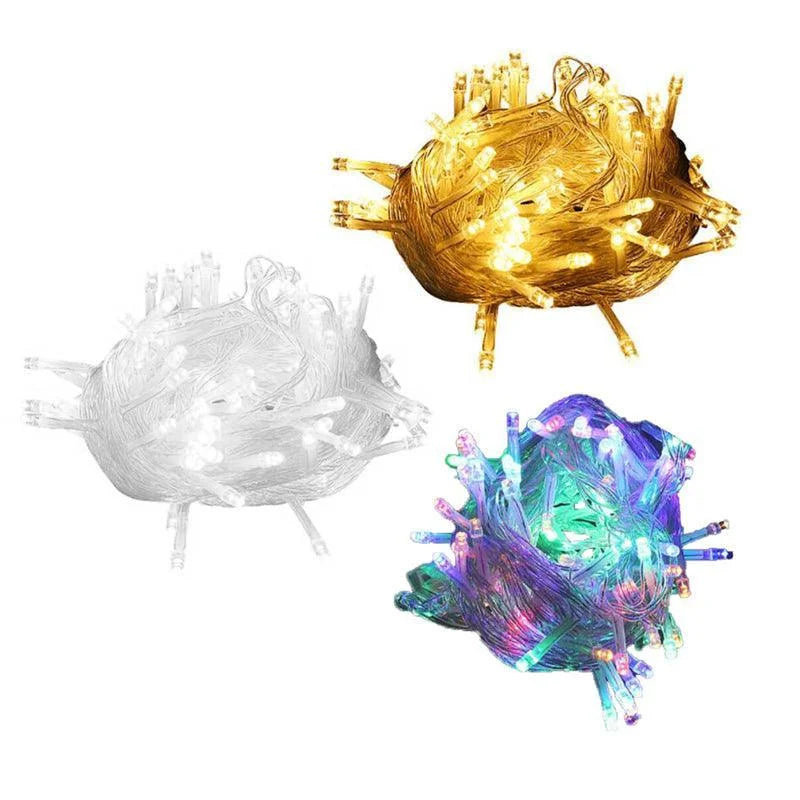 5M 50 Led Curtain Fairy String Lights Wedding Outdoor