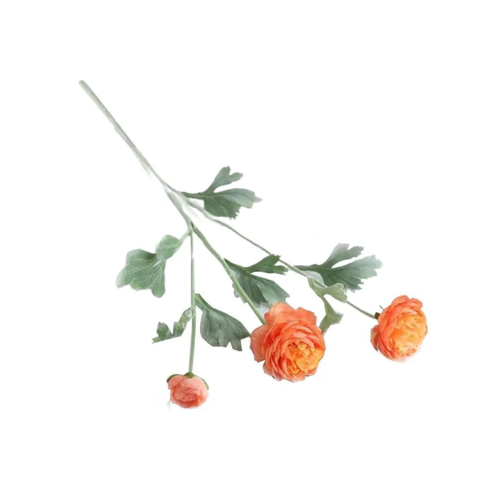 5pcs Artificial Peony Silk Flowers Bouquet Decor Faux