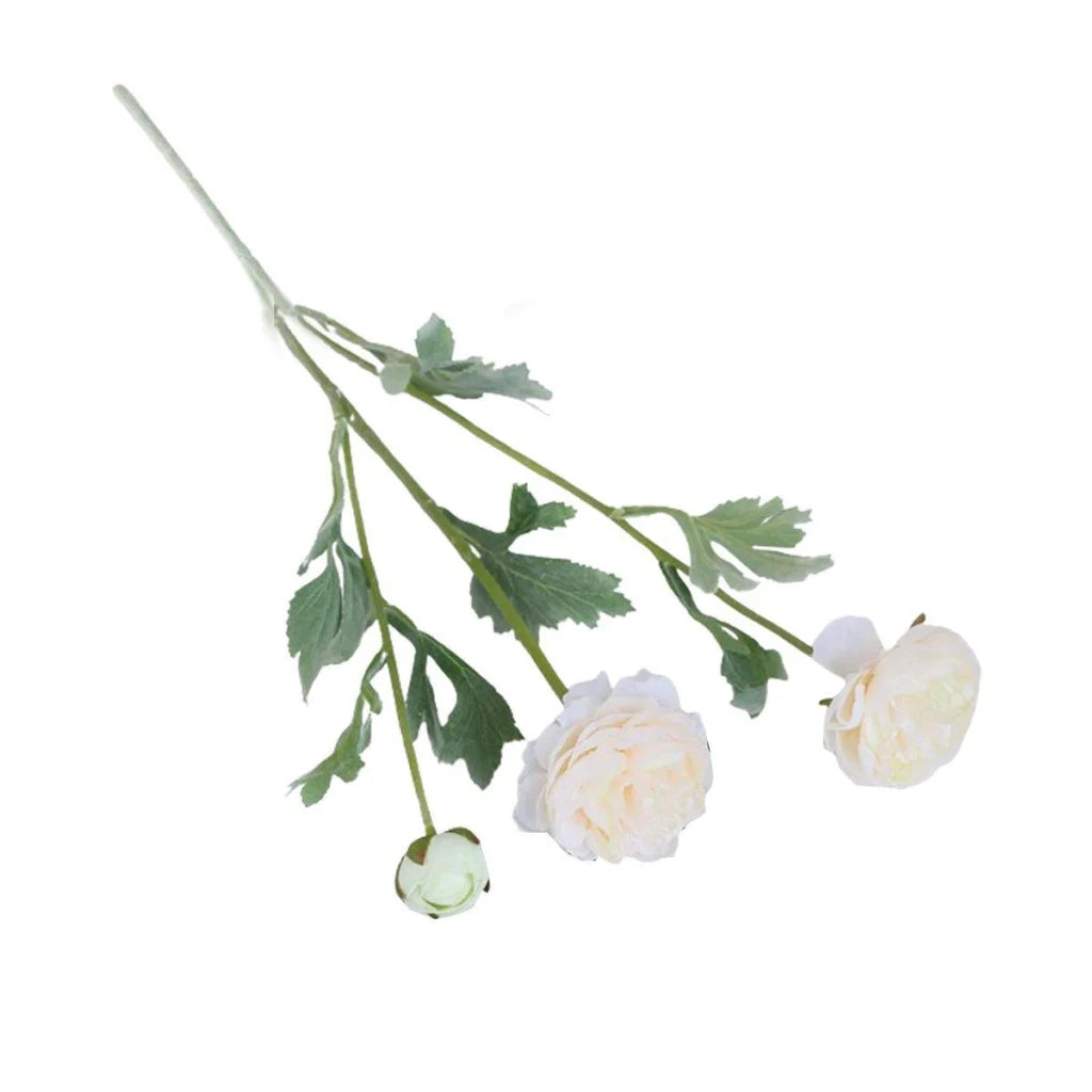 5pcs Artificial Peony Silk Flowers Bouquet Decor Faux