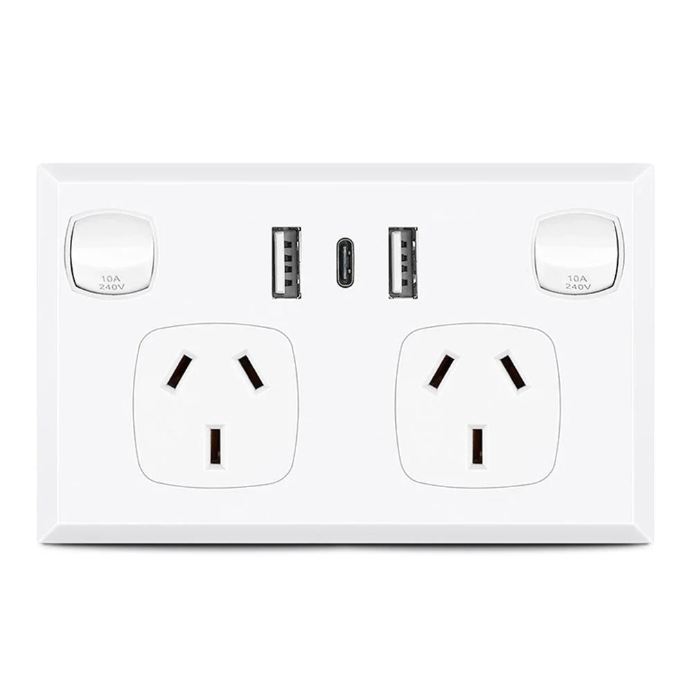Double power point with product-specific shape and colour cues