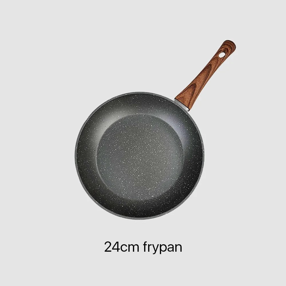 5Pieces Non-Stick Marble Coating Saucepan/Casserole/Fry Pan