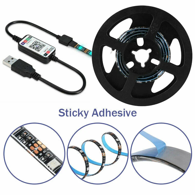 5m 10m rgb led strip with 5v lights waterproof