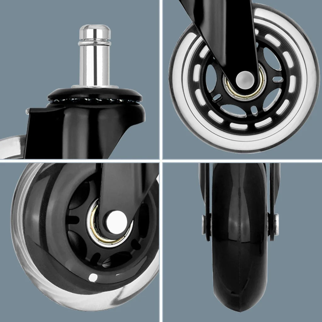 5X 3’’ Rollerblade Style Wheels Office Chair Casters