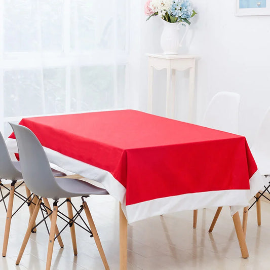 6-10x Christmas Santa Hat Chair Covers Table Cloth Dinner