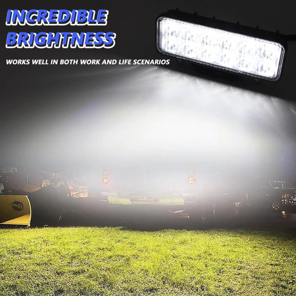 6 - Inch Flood Mixed Luminous Anti - Glare Lens Long Strip