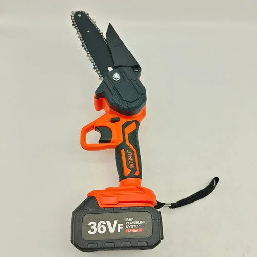 6’’ Mini Orange Cordless Electric Chainsaw 2X