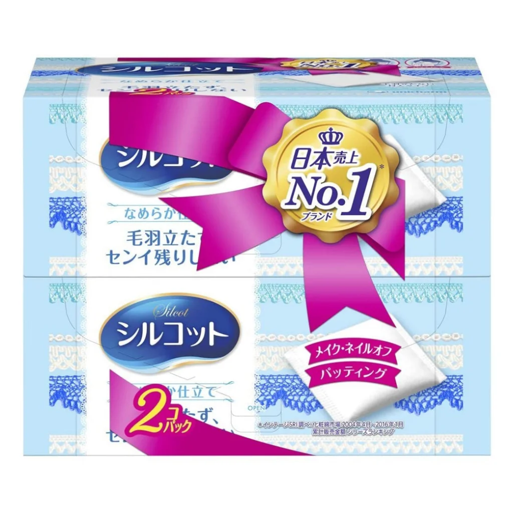 [6-PACK] Unicharm super soft cotton pads (82 pieces x 2