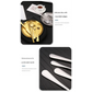 6-Piece Portable Stainless Steel Cutlery Set with Plate