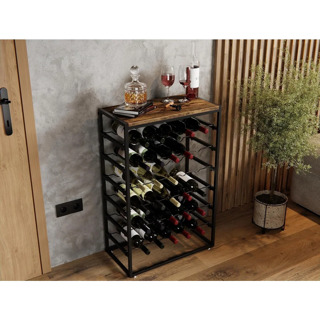 Tier storage rack with open shelves and sturdy frame