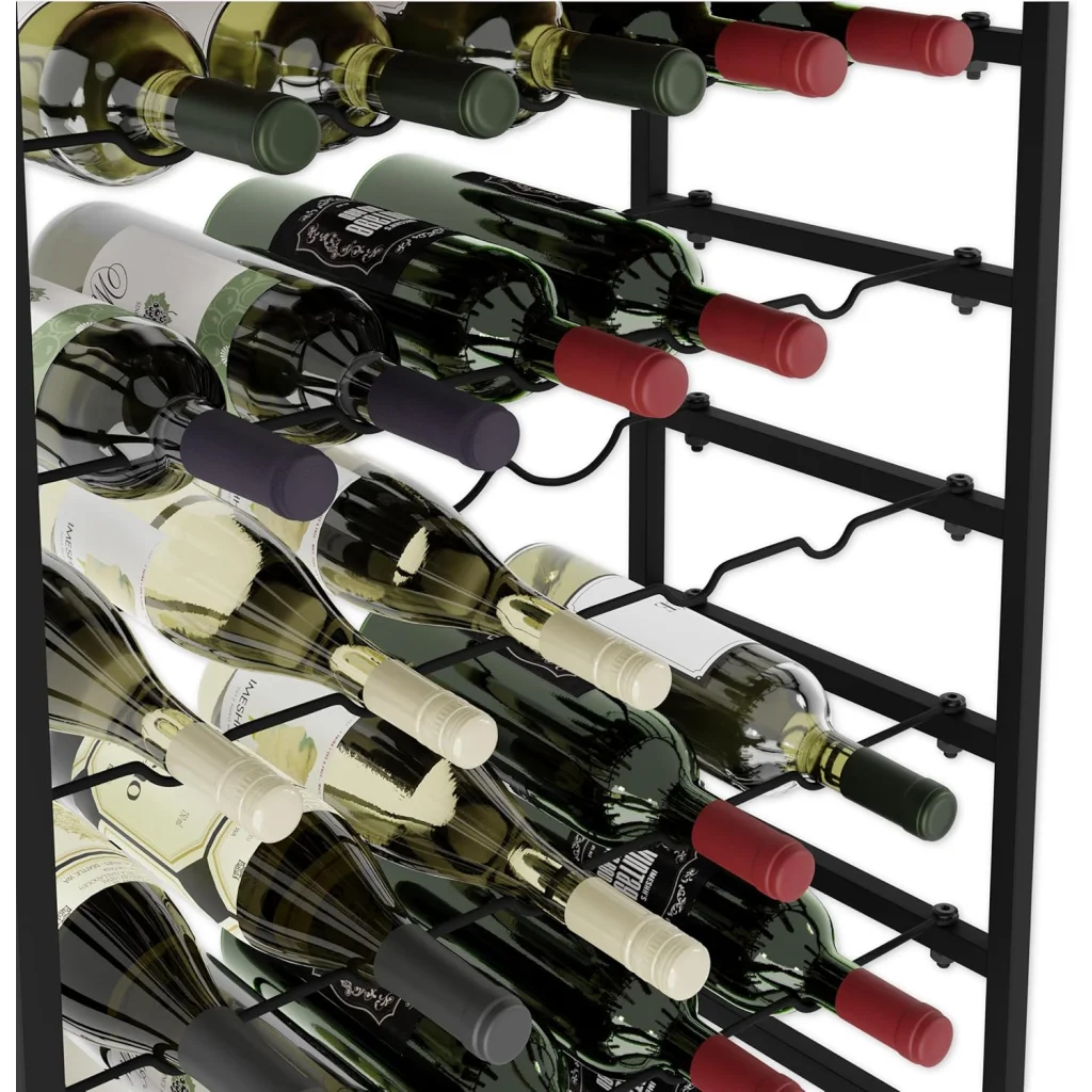 Tier storage rack with freestanding wine bottles countertop sturdy