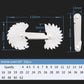 60 Degree Stainless Steel Thread Gauge - 30 Pcs - Tools >