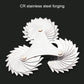 60 Degree Stainless Steel Thread Gauge - 51 Pieces - Tools