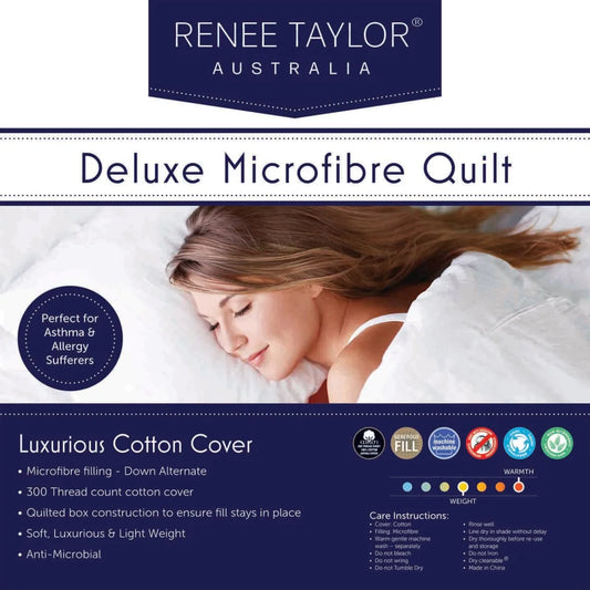 600 GSM Deluxe High Loft Quilt With Cotton Cover Premium