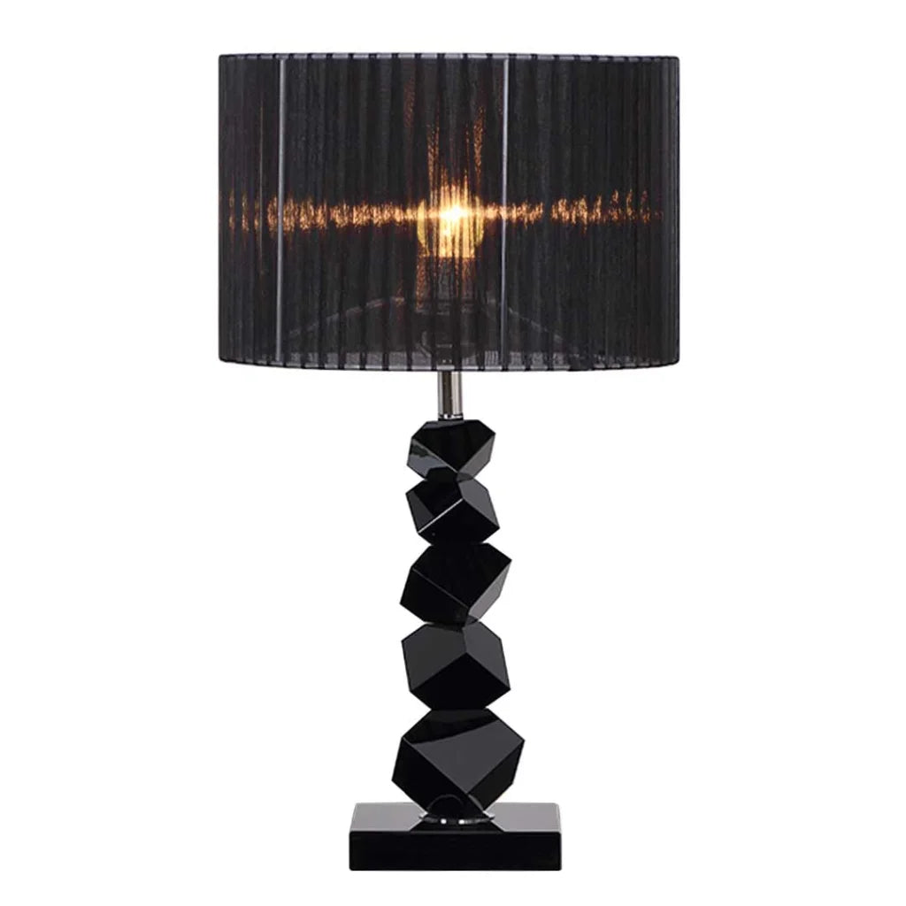 60cm Black Table Lamp with Dark Shade LED Desk Lamp - Premium